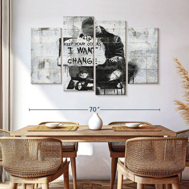 Kiahanna I Want Change, 42" H x 68" W