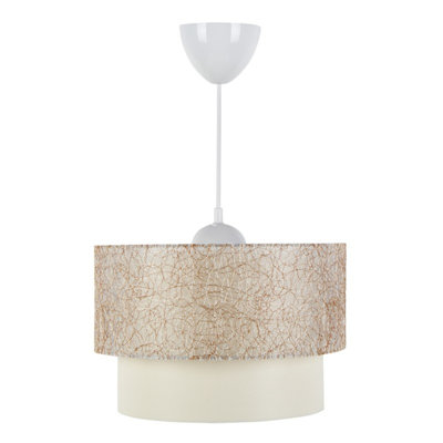 Luminaire suspendu cylindrique unique à 1 lumière