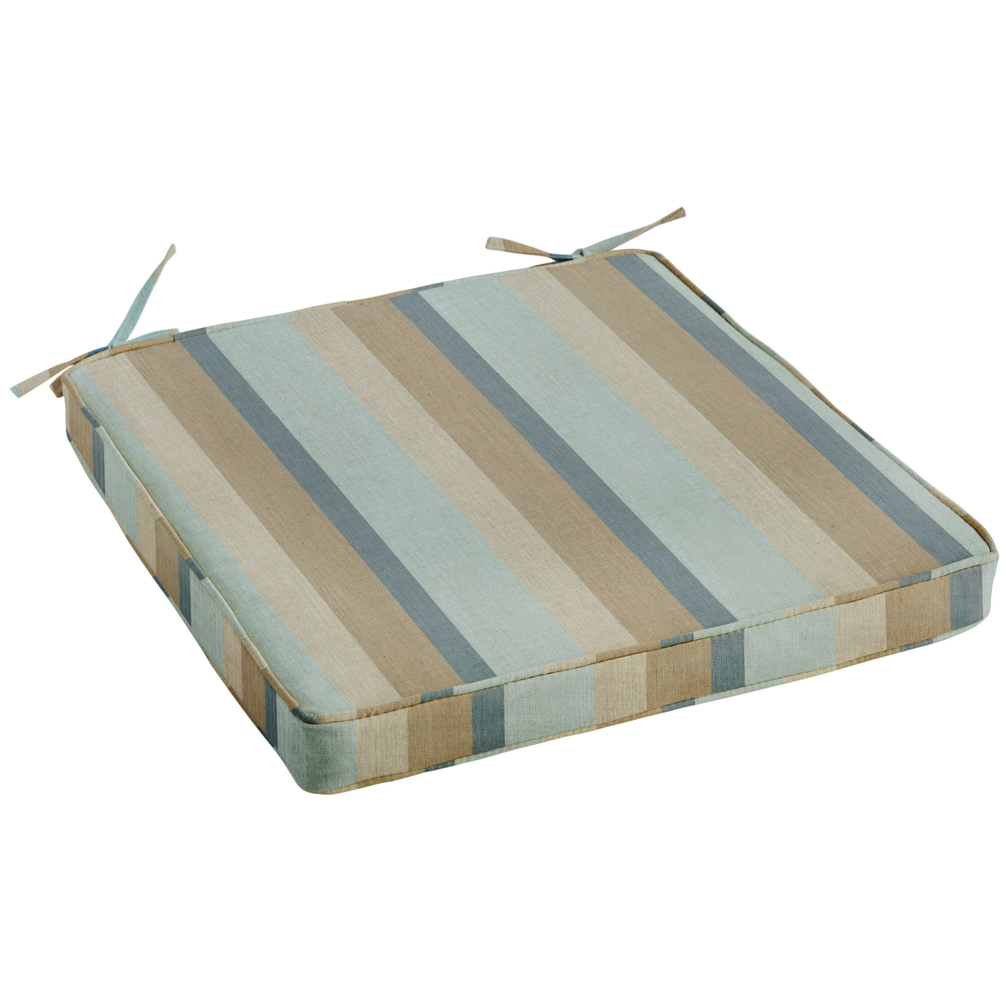 Sunbrella Outdoor Dining Chair Cushion, Gateway Mist Sunbrella®