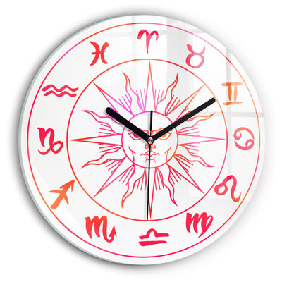 Glass Wall Clock