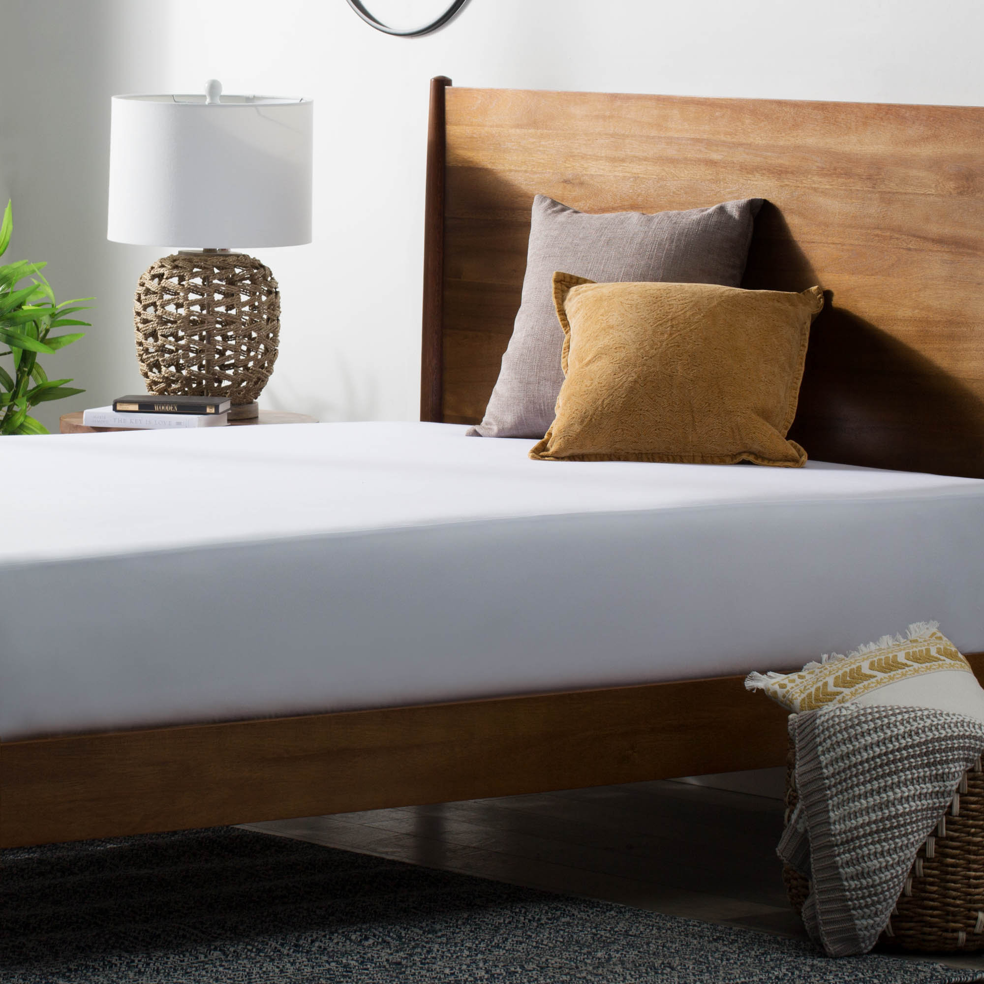 Hypoallergenic Waterproof Fitted Mattress Protector, California King