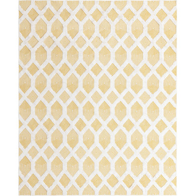 Tapis contemporain Jordalier couleur soleil