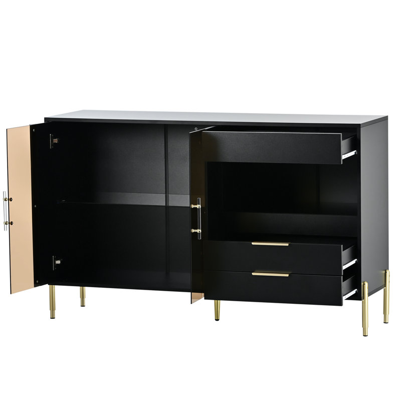 Armoire d'appoint Megale, Noir