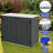 Outdoor 35 CU FT Dark Gray Horizontal Storage Shed