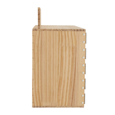 20 Slots Wood Cell Phone Storage Cabinet With Keys