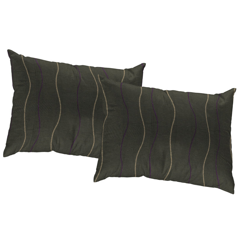 Atso Striped Cushion Cover, 50 x 50cm, Brown, Square