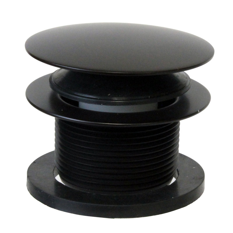 12" & 4" Sch. 40 ABS Tip-Toe Bathtub Leg Drain with No-Hole Overflow, Oil Rubbed Bronze