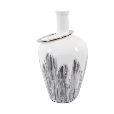 Albrecht Thin Necked Glass Vase- Medium
