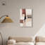 Impression sur toile Plaster Collage III par Art Remedy, cadre argenté, 20 x 30-654509527-654509525