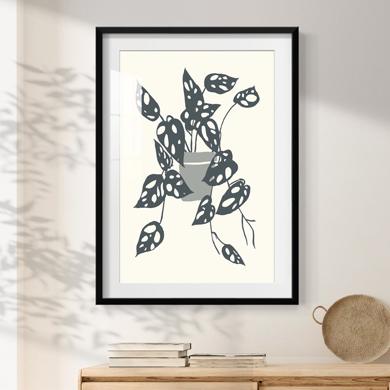 Gray Arches III - Toile tendue avec châssis, H 28,5 po x l 20,5 po, Noir