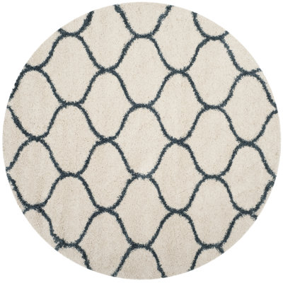 Tate Hudson Shag Performance Geometric Rug