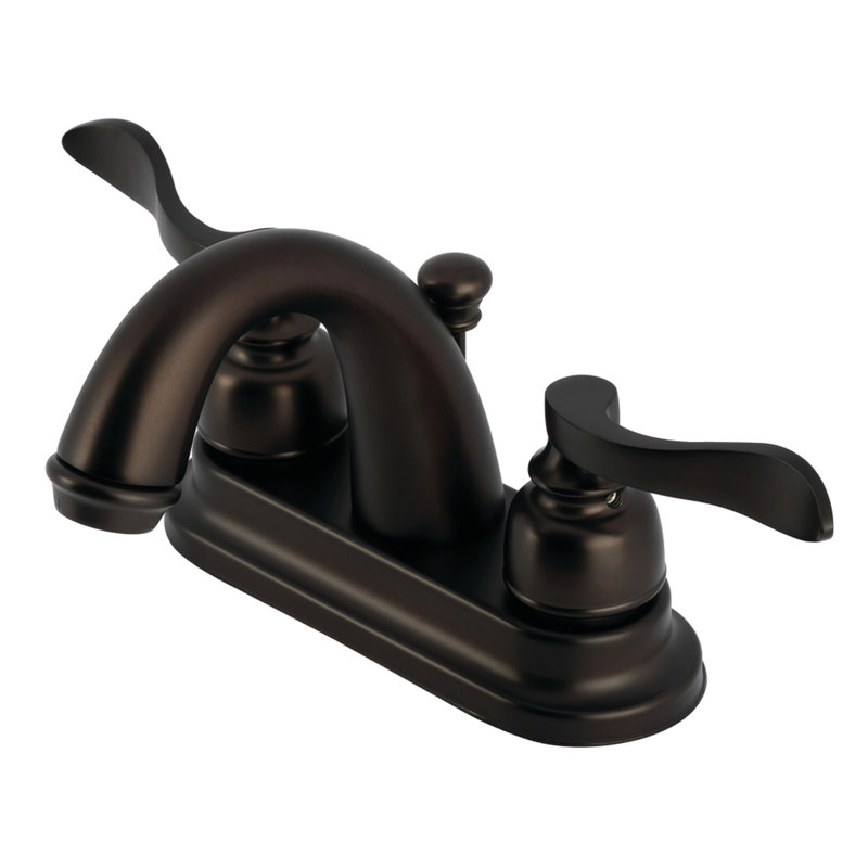 NuWave French Centerset Bathroom Faucet with Drain Assembly, Oil Rubbed Bronze
