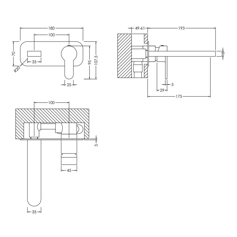 Windon Mono Basin Mixer