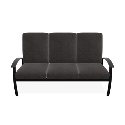 Askar 71.5'' Wide Powder Coated Aluminum Patio Sofa with Cushions