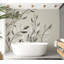 Murale botanique pelez et collez - Feuilles grimpantes-442934058