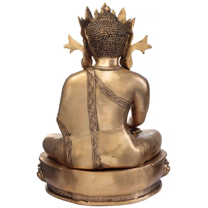 Statue de Bouddha couronné (bouddhiste tibétain)