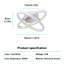 Casondra Acrylic LED Flush Mount