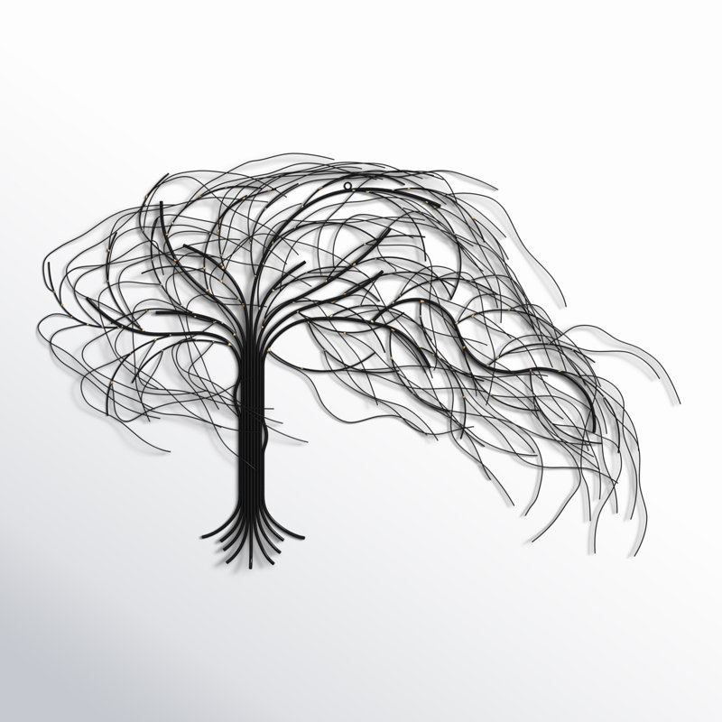 Décoration murale arbre en métal Windy