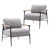 Cerciz Gray Chenille selected