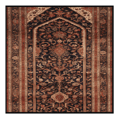 Tapis brun lavable à la machine
