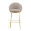 Tabouret de bar intérieur rembourré en métal, cadre et ensemble de revêtement, ensemble de 2-907010831