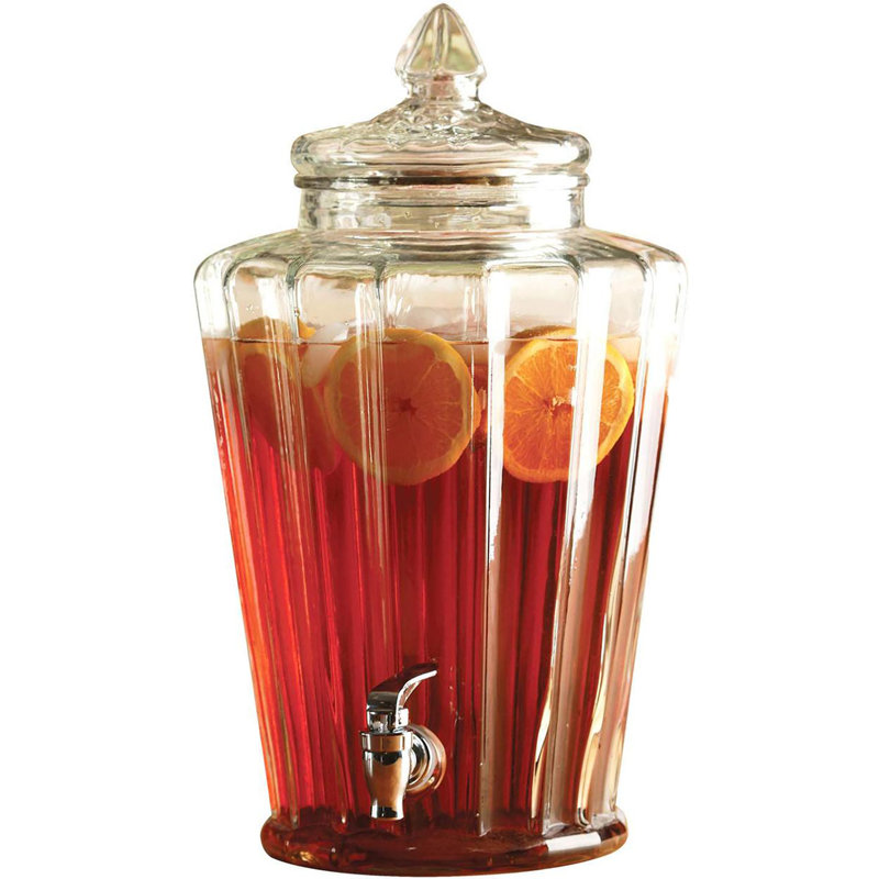Abdoul 294.4oz. Glass Beverage Dispenser