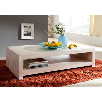 Solid Wood Four Leg Coffee Table