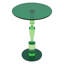 Table d'appoint moderne verte ronde en acrylique avec table d'appoint et table d'appoint moderne pour le balcon de la chambre à coucher-389351179
