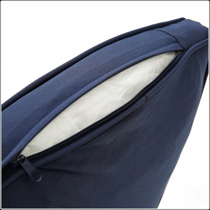 Lit rond en rotin avec baldaquin Hot Sale KD, Bleu marine