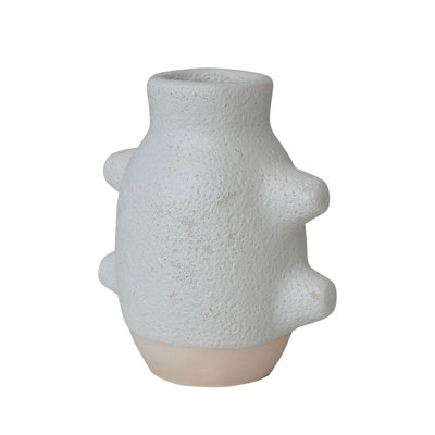 Vase chenille en céramique de faïence