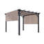 10 Ft. X 10 Ft. Metal Pergola With Canopy
