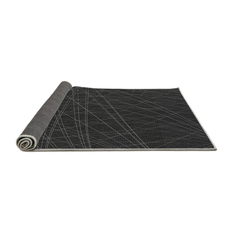 Kiya Performance Wool Abstract Indoor Rug, Round 4'