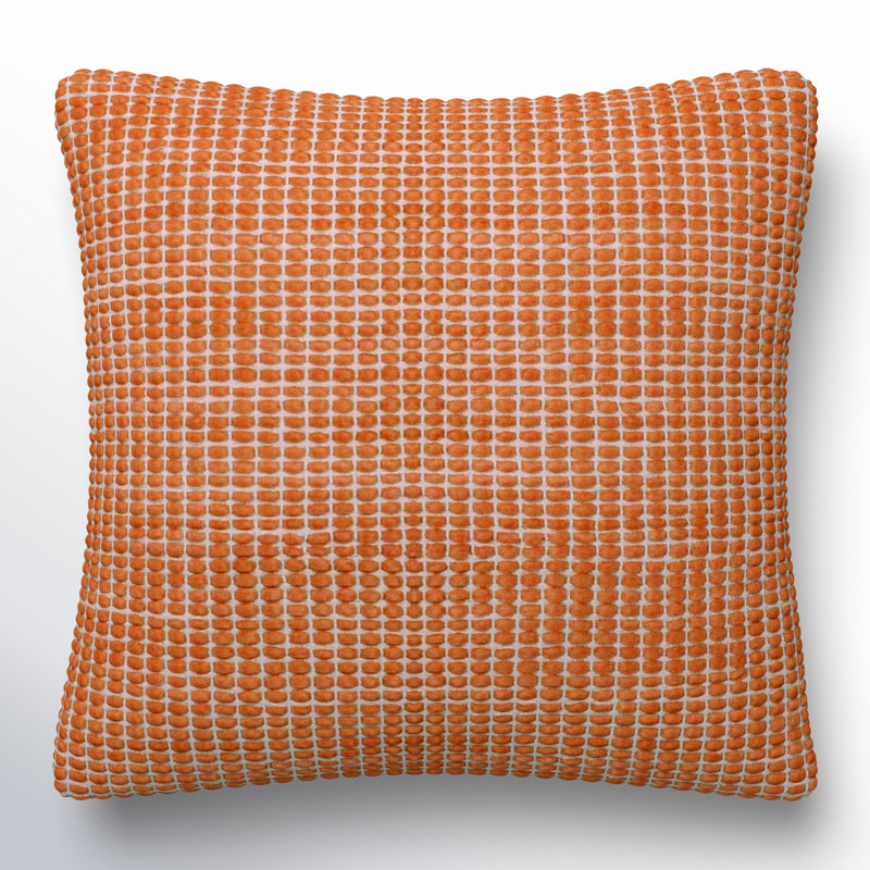 Coussin Waverly, Polyester/ Bourre en polyester, rouille, 18 po x 18 po