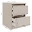 30cm W Manufactured Wood Bedside Table