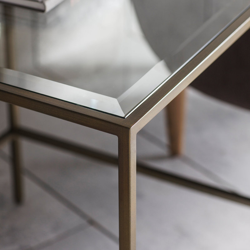Bridgecliff Glass Top End Table