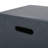 Caelan Rectangle Lightweight Concrete/MGO Propane Smokeless Fire Pit Table-905300311