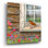 Art mural en verre épique «Woodthrush At The Window» par Marvindale, 24 po x 24 po