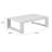 Hoyt 47.25” Outdoor Aluminum Coffee Table-509862111