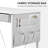 Folding Desk Computer Desk For Home Office, Folding Table No Assembly Required, Office Desk For Small Space, Small Desk With Stable Black Frame, Rustic Brown-1894513316