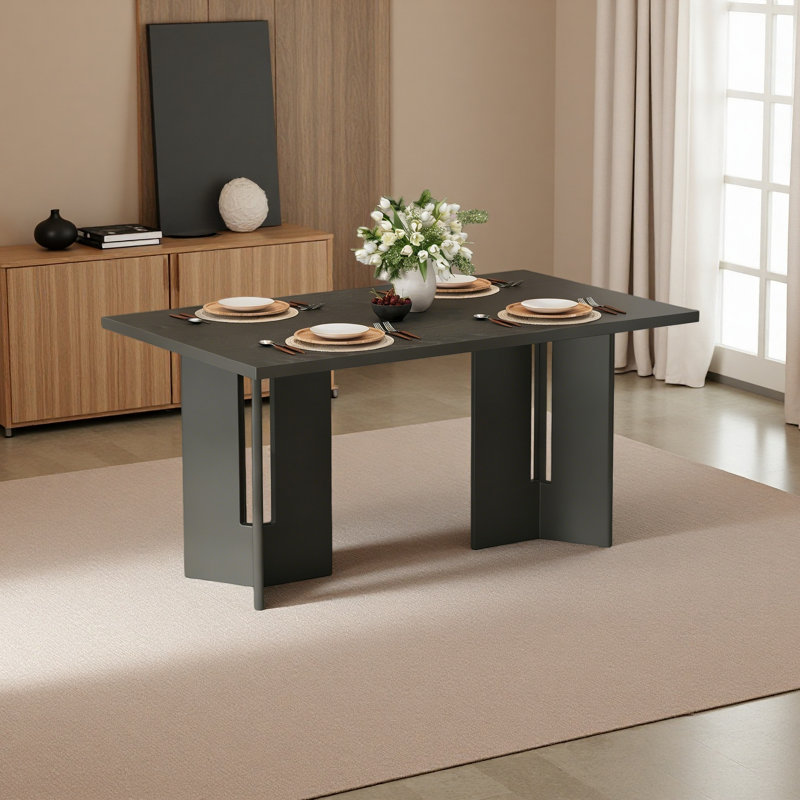 Table de salle à manger Farmhouse, Gris