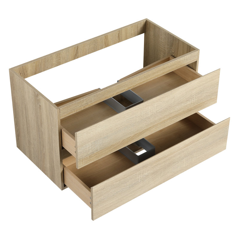 Meuble-lavabo en chêne 36 po, Naturel, 36"
