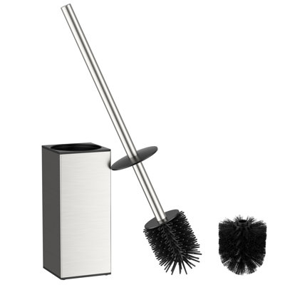Ensemble de brosse de toilette autoportante 17 po