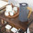 Walnut 3-Tier Rolling Kitchen Cart with Baskets