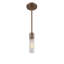 Fusion - luminaire suspendu 1 lumière Rimini - laiton brossé