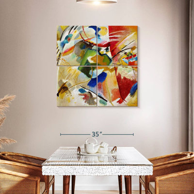 Peinture avec centre vert