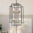 8-Light Square / Rectangle Chandelier Modern Black  Geometric Chandelie Light Fixture for Dining Room, Kitchen Island, or Entryway-311627206