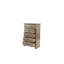Finition naturelle en bois frappant avec commode en bois 1pc