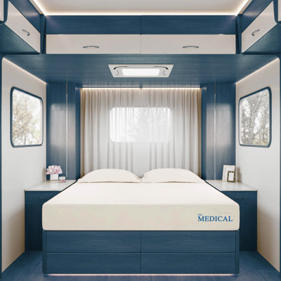 NSC Medical RV Mattress Queen 8'' Medium Mattress