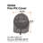 Arlmont & Co. Jaylon 30'' W x 30'' D Fire Pit Cover