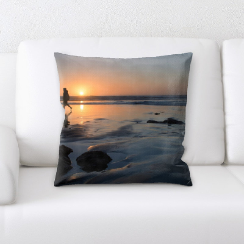 Microsuede Throw Pillow